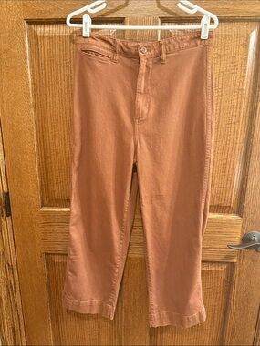 Quince Organic Cotton Wide-Leg Crop Pants 29